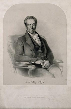 Samuel Henry Sterry. Lithograph by R. J. Lane, 1856, after G. Patten.