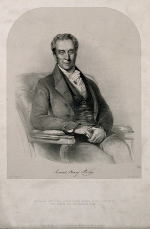 view Samuel Henry Sterry. Lithograph by R. J. Lane, 1856, after G. Patten.