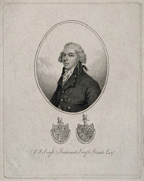 John Ferdinand Stuart [Smyth]. Stipple engraving, 1807.