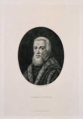 Thomas Sutton. Mixed method engraving by G. Gabrielli, 1875, after himself.