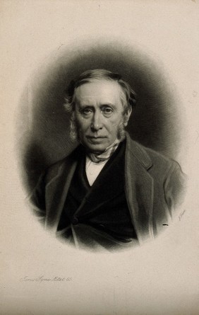 James Syme. Mezzotint by J. Faed after A. Swan Watson.