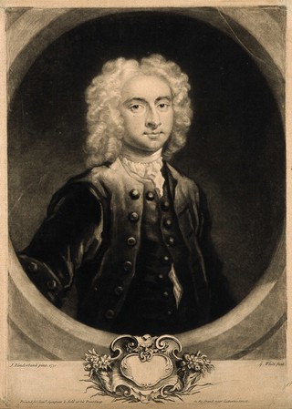 Thomas Symonds. Mezzotint by G. White after J. Vanderbank, 1730.
