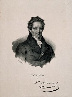 Louis-Jacques, Baron Thénard. Lithograph by [M].