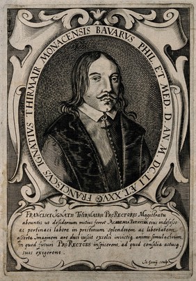 Franz Ignaz Thiermair. Line engraving by J. Georgi, 1651.