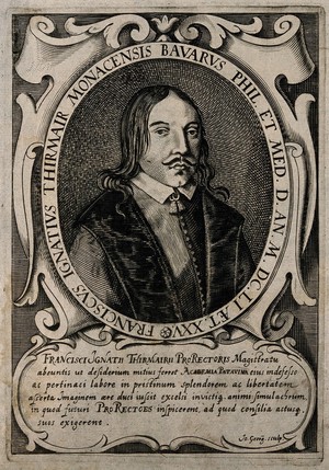 view Franz Ignaz Thiermair. Line engraving by J. Georgi, 1651.