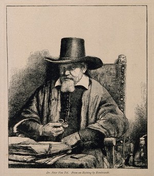 view Arnout Tholinx. Process print after Rembrandt.