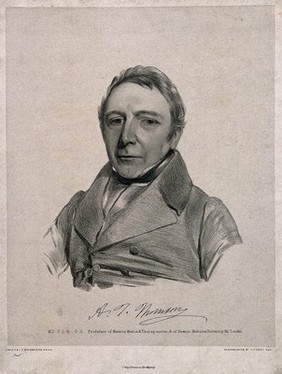 Antony Todd Thomson. Lithograph by T. Bridgford.