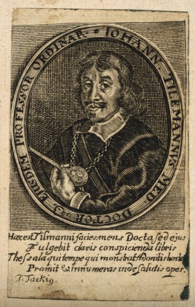 Johannes Tilemann. Line engraving.