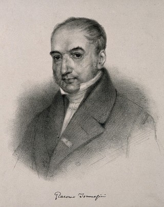 Giacomo Antonio Domenico Tommasini. Lithograph by N. Fontani after C. E. Liverati, 1841.