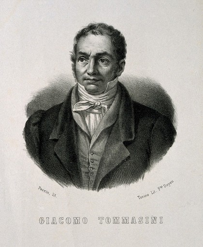 Giacomo Antonio Domenico Tommasini. Lithograph by Perrin.