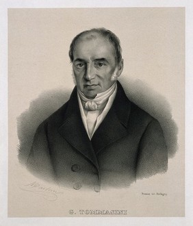 Giacomo Antonio Domenico Tommasini. Lithograph by Martini.