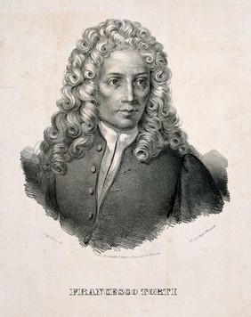 Francesco Torti. Lithograph by L. Rossi.