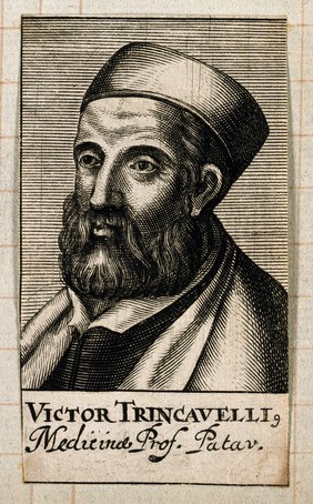 Victor Trincavellius. Line engraving, 1688.