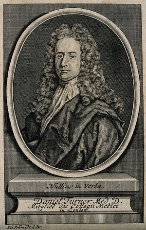view Daniel Turner. Line engraving by J.G. Schmidt after J. Richardson.