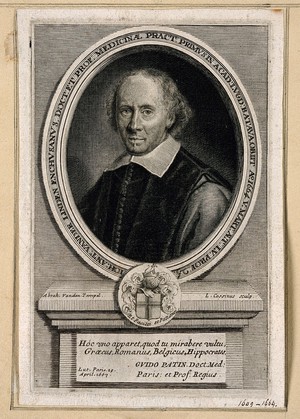 view Jan Antonides van der Linden. Line engraving by L. Cossinus after A. van den Tempel.