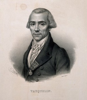 view Nicolas Louis Vauquelin. Lithograph by Z. Belliard after C. J. Besselièvre, 1833.