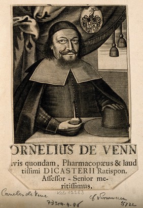 Cornelius de Venne. Line engraving.