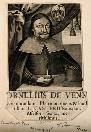view Cornelius de Venne. Line engraving.