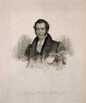 Albert Jan Verbeek. Line engraving by D. J. Sluyter, 1836, after J. A. Kruseman, 1831.