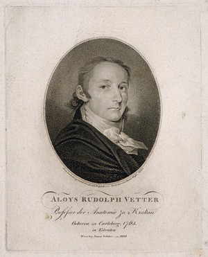 view Aloys Rudolph Vetter. Stipple engraving by D. Weiss, 1803, after J. Kappeller.