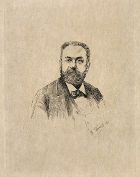 Louis Villeneuve. Etching by G. Poynot.