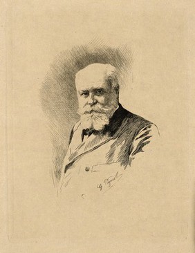 Jules Voisin. Etching by G. Poynot.