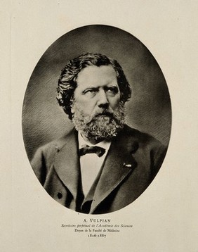 Edme Felix Alfred Vulpian. Photogravure.