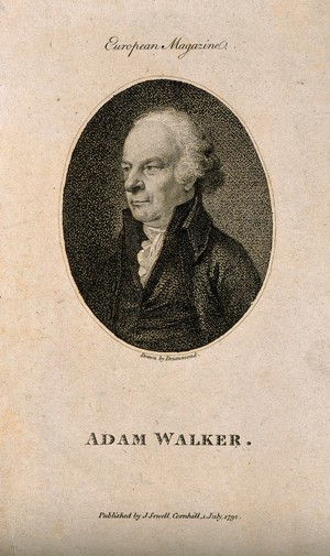 view Adam Walker. Stipple engraving after S. Drummond.