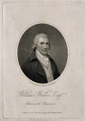 view William Walker. Stipple engraving by W. Ridley, 1798, after Miss E. Barratt.