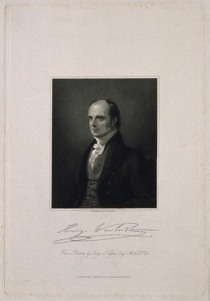 view Henry Warburton. Stipple engraving by W. H. Mote, 1840, after Sir G. Hayter.