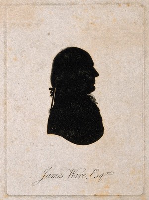 view James Ware. Aquatint silhouette, 1801.