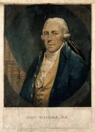 John Wasdale. Coloured mezzotint by E. Bell, 1797, after S. Williams.