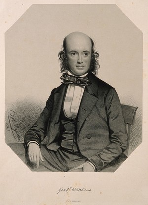 view George Robert Waterhouse. Lithograph by T. H. Maguire, 1851.