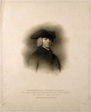 view Richard Watson. Stipple engraving by H. Meyer after W. Evans after G. Romney.