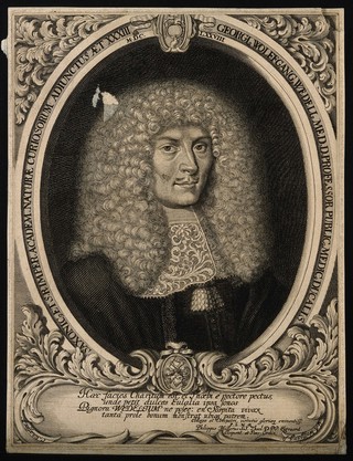 Georg Wolfgang Wedel. Line engraving by G.A. Wolfgang after C. Schaeffer.