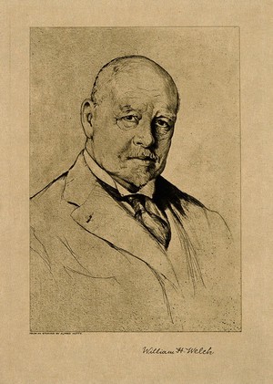 view William Henry Welch. Process print after A. Hutty, 1930.