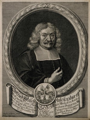 view Gottfried Welsch. Line engraving by P. Kilian after E. Lüderitz.