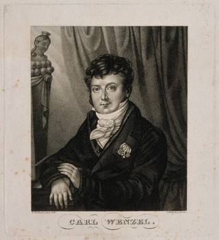 Carl Wenzel. Stipple engraving by G. Bretzing after F. W. Herdt, 1818.