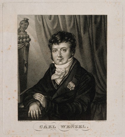Carl Wenzel. Stipple engraving by G. Bretzing after F. W. Herdt, 1818.