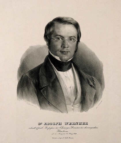 Adolph Wernher. Lithograph by C. Levecke after W. Trautschold.