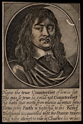 Sir George Wharton. Line engraving.