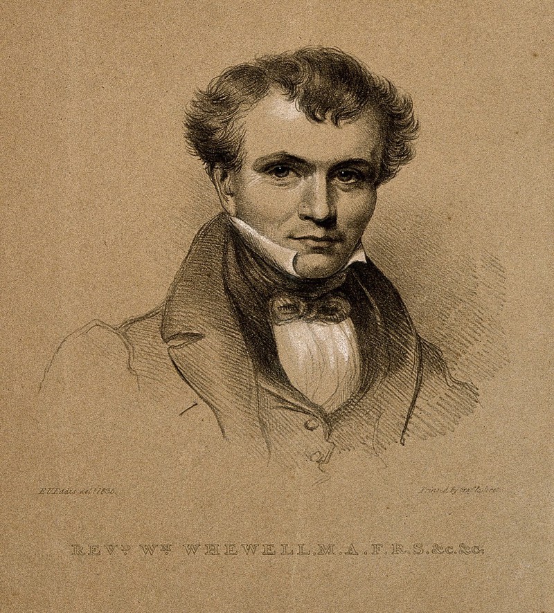 William Whewell. Lithograph by E. U. Eddis, 1835., 1835, by Eden Upton Eddis