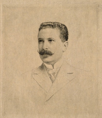 Fernand Georges Isidor Widal. Etching.