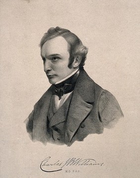 Charles James Blasius Williams. Lithograph by T. Bridgford.