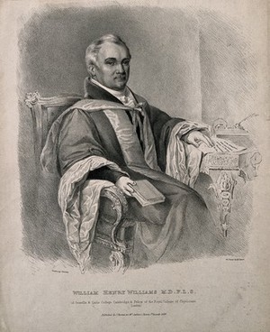 view William Henry Williams. Lithograph by M. Gauci, 1825, after J. Pardon.