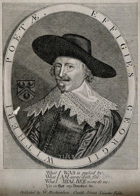 George Wither. Line engraving after J. Payne, 1669.