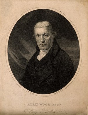 view Alexander Wood. Stipple engraving by W. Maddocks after D. Alison, ca. 1805.