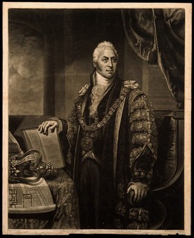 Sir Matthew Wood. Mezzotint by W. Dickinson, 1817, after Lady Bell.