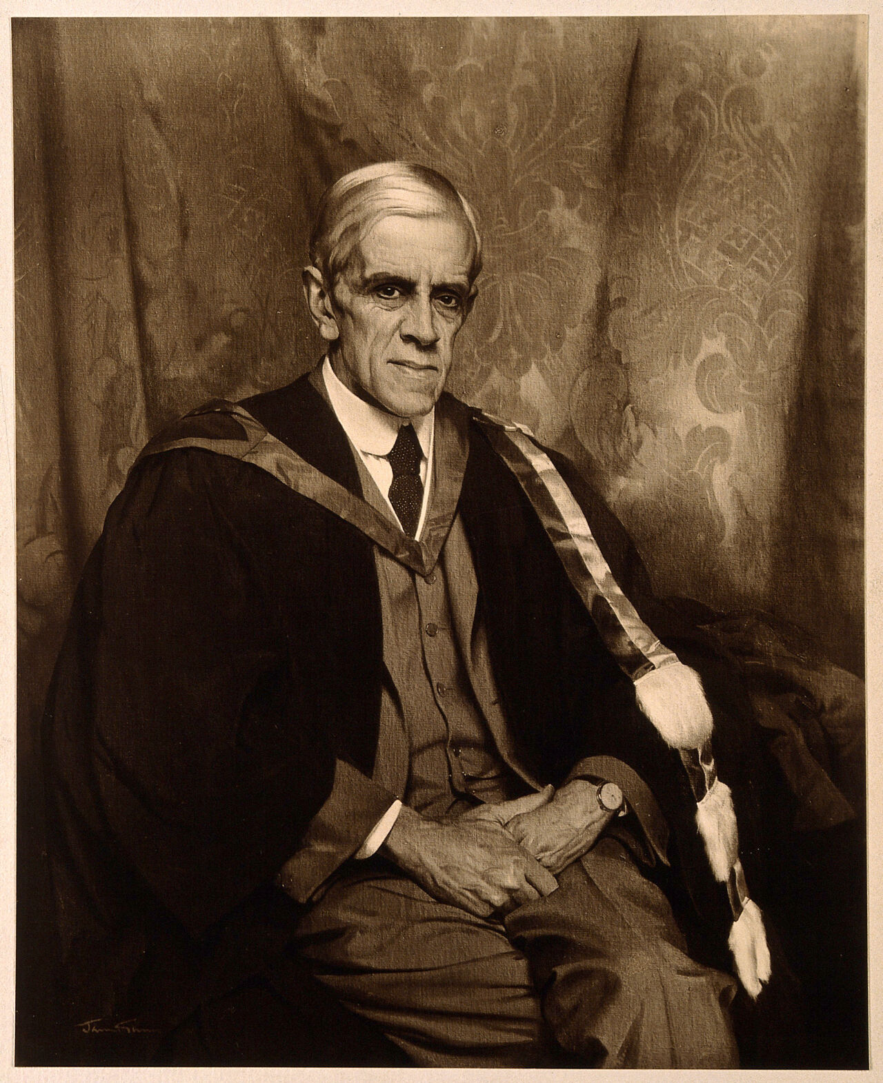 Archibald Young. Photograph of painting by Sir J. Gunn., by Herbert James Gunn