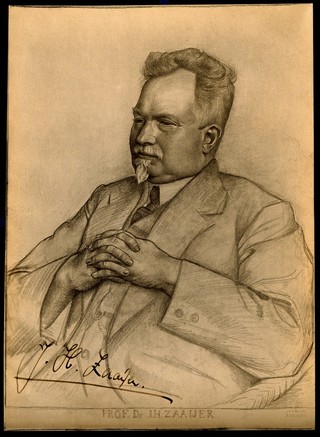 Johannes Henricus Zaaijer. Photograph of drawing by J. Boon, 1930.